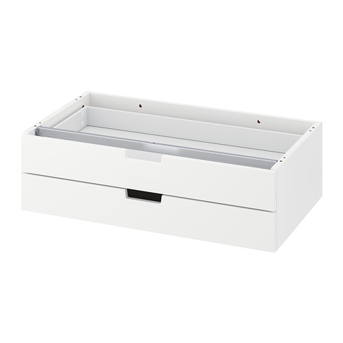 NORDLI, modular chest of 2 drawers