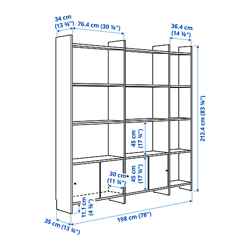 LÅDMAKARE storage combination w sliding doors