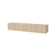 White stained oak effect/lappviken white stained oak effect
