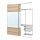 SKYTTA/BOAXEL, reach-in wardrobe with sliding door