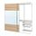 SKYTTA/BOAXEL, reach-in wardrobe with sliding door