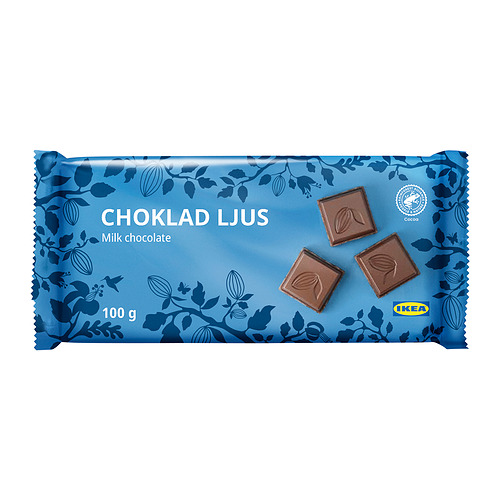 CHOKLAD LJUS, mjólkursúkkulaði
