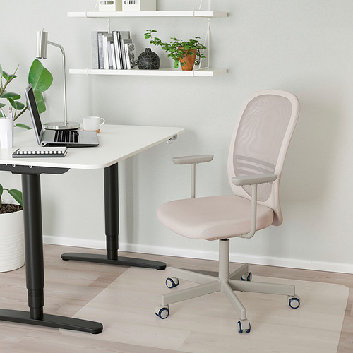 FLINTAN, office chair with armrests