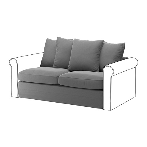 GRÖNLID, 2-seat sofa-bed section