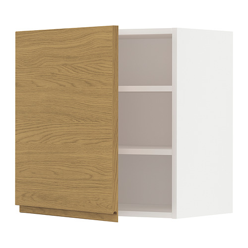 METOD wall cabinet with shelves