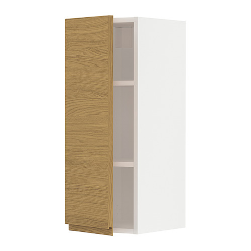 METOD wall cabinet with shelves