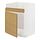METOD, base cab f HAVSEN single bowl sink