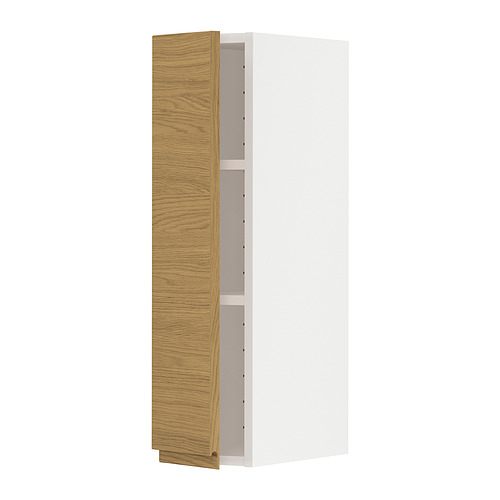 METOD wall cabinet with shelves