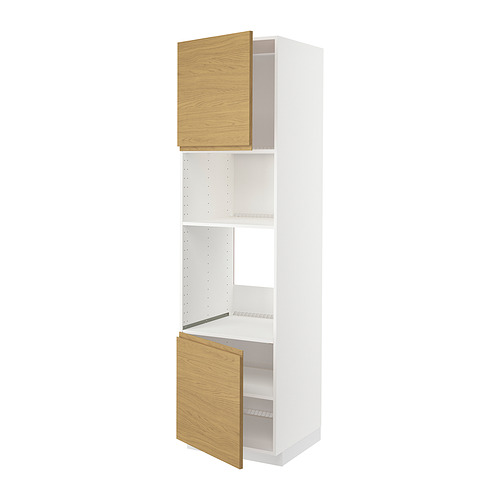 METOD hi cb f oven/micro w 2 drs/shelves