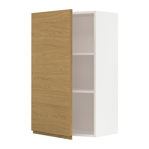 METOD wall cabinet with shelves