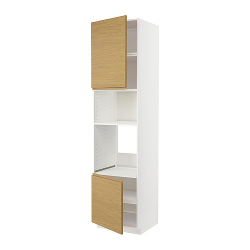 METOD hi cb f oven/micro w 2 drs/shelves