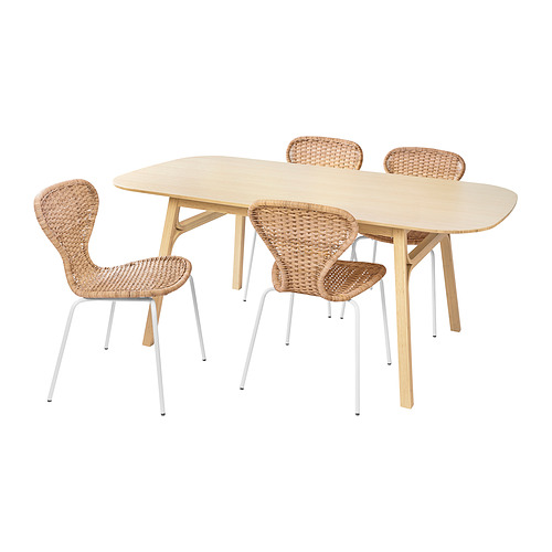 VOXLÖV/ÄLVSTA, table and 4 chairs