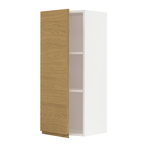 METOD wall cabinet with shelves