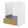 METOD/MAXIMERA, base cabinet for oven with drawer