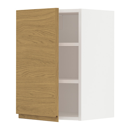 METOD wall cabinet with shelves