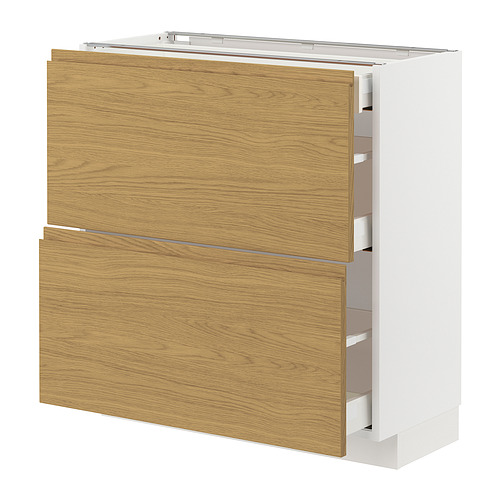 METOD/MAXIMERA base cab with 2 fronts/3 drawers