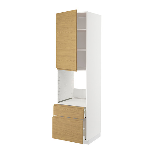 METOD/MAXIMERA, hár skápur f/ofn/hu/2frhl/1m/1h skú