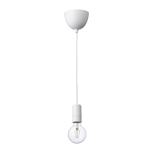 SUNNEBY/LUNNOM pendant lamp with light bulb