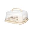 BAKTIDER cake platter with lid