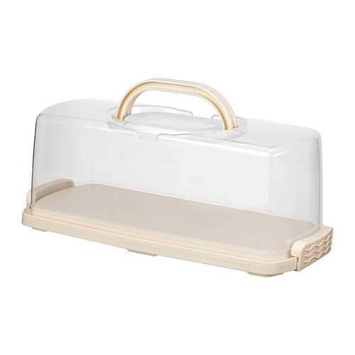 BAKTIDER, cake platter with lid