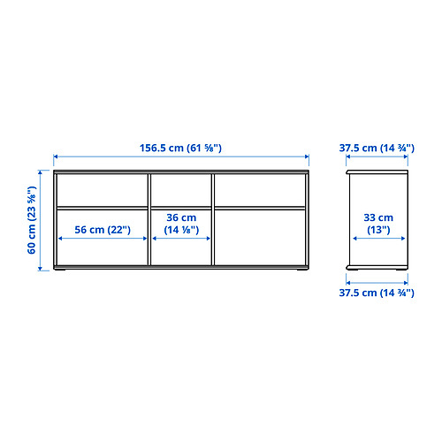 SKRUVBY TV bench