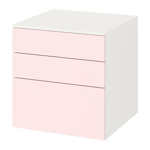 SMÅSTAD/PLATSA, chest of 3 drawers