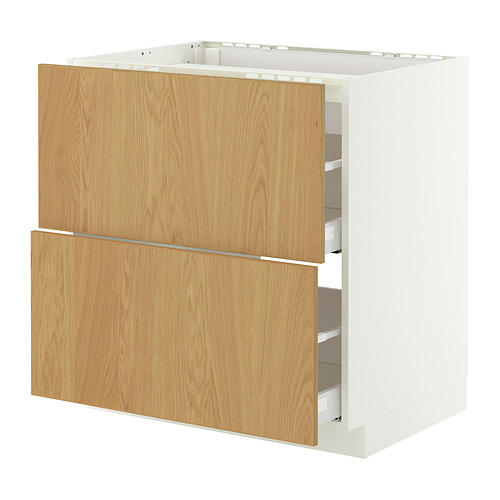 METOD/MAXIMERA base cab f hob/2 fronts/2 drawers