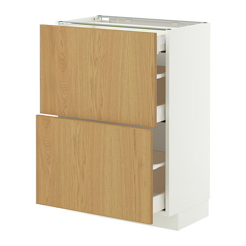 METOD/MAXIMERA base cab with 2 fronts/3 drawers