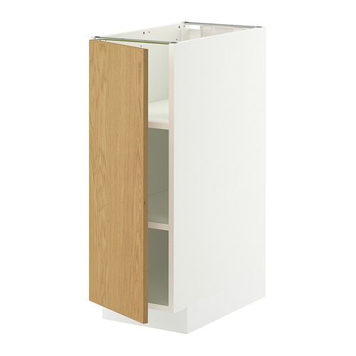 METOD base cabinet with shelves