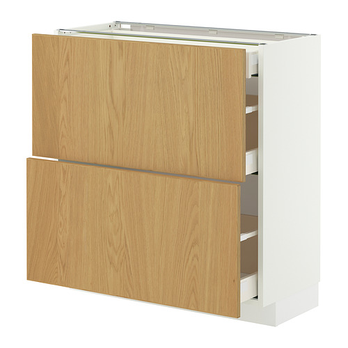 METOD/MAXIMERA base cab with 2 fronts/3 drawers