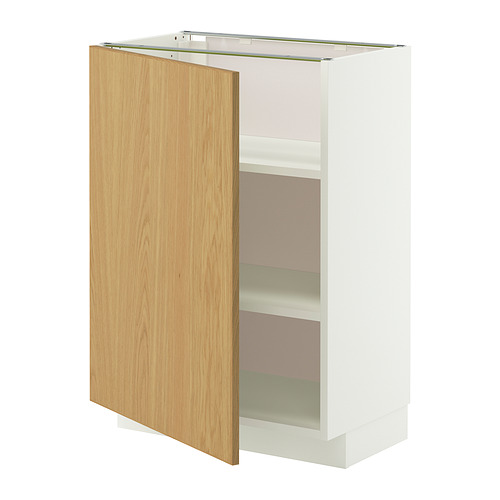 METOD base cabinet with shelves