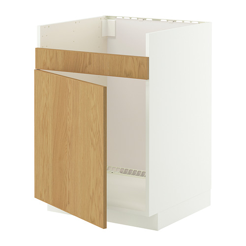 METOD base cab f HAVSEN single bowl sink