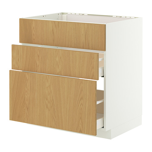 METOD/MAXIMERA base cab f sink+3 fronts/2 drawers