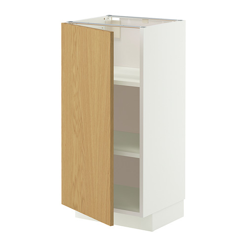 METOD base cabinet with shelves