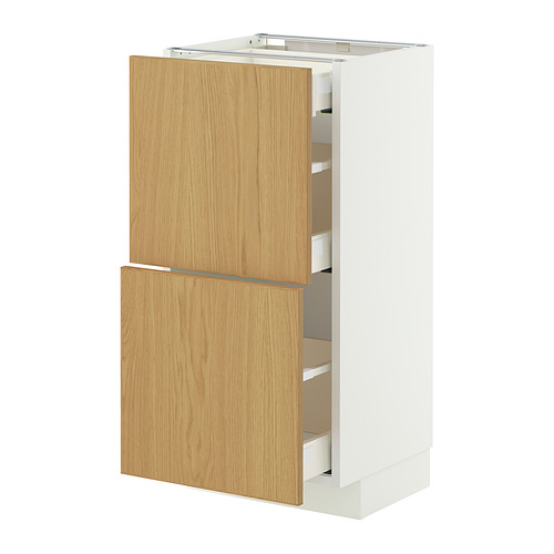 METOD/MAXIMERA base cab with 2 fronts/3 drawers