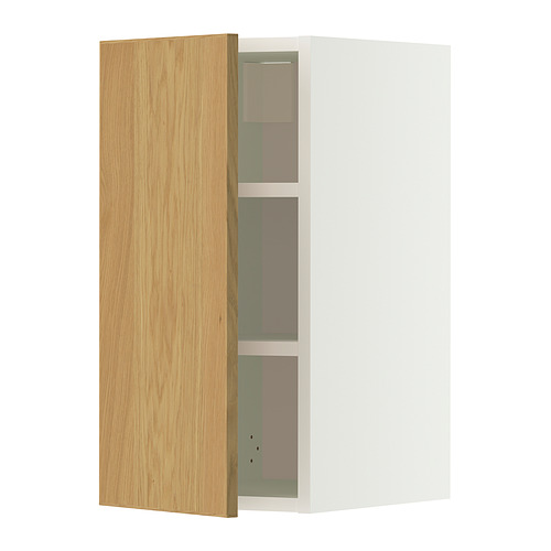 METOD wall cabinet with shelves