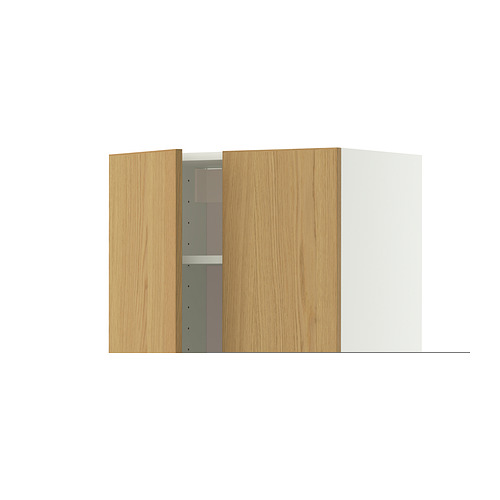 METOD wall cabinet with shelves/2 doors