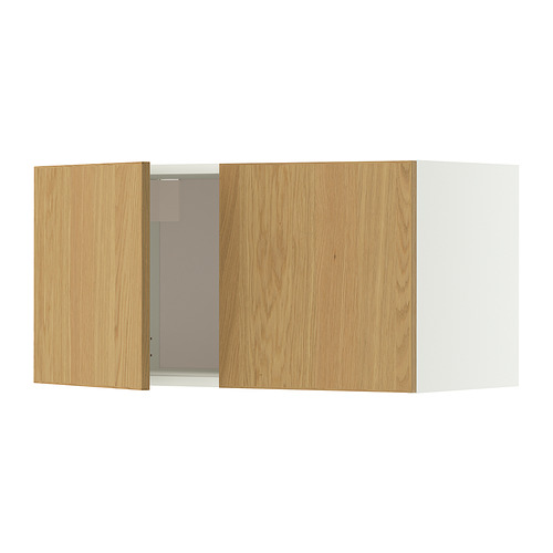METOD wall cabinet with 2 doors