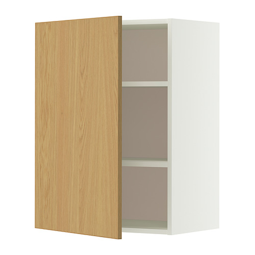 METOD wall cabinet with shelves