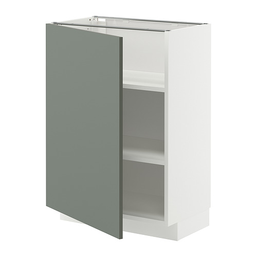 METOD base cabinet with shelves