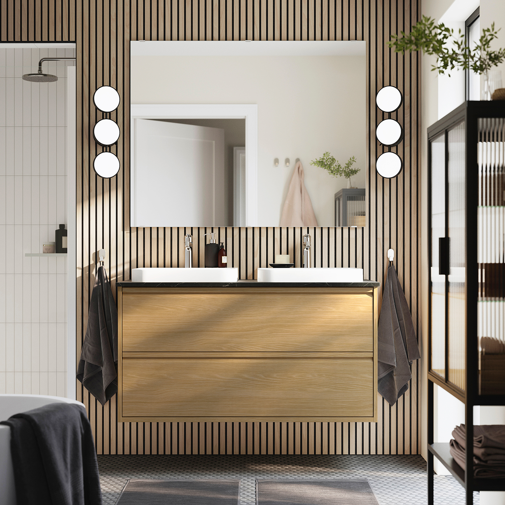 ÄNGSJÖN/BACKSJÖN wash-stnd w drawers/wash-basin/taps
