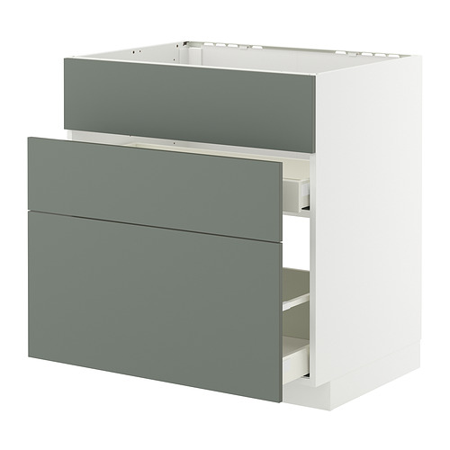 METOD/MAXIMERA base cab f sink+3 fronts/2 drawers