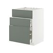 White/nickebo matt grey-green