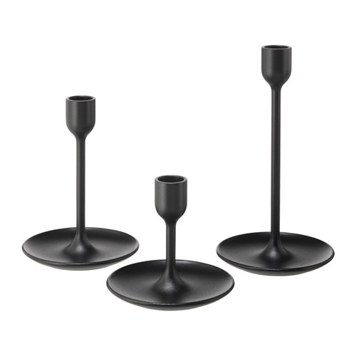 FULLTALIG, candlestick, set of 3