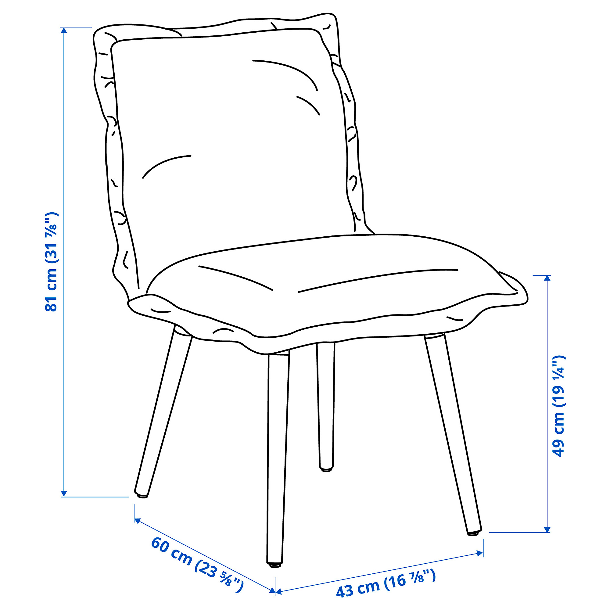 IKEA クリンテンチェア KLINTEN ダイニングチェア 水色 IKEA Ísland - Shop for Furniture, Lighting, Home Accessories