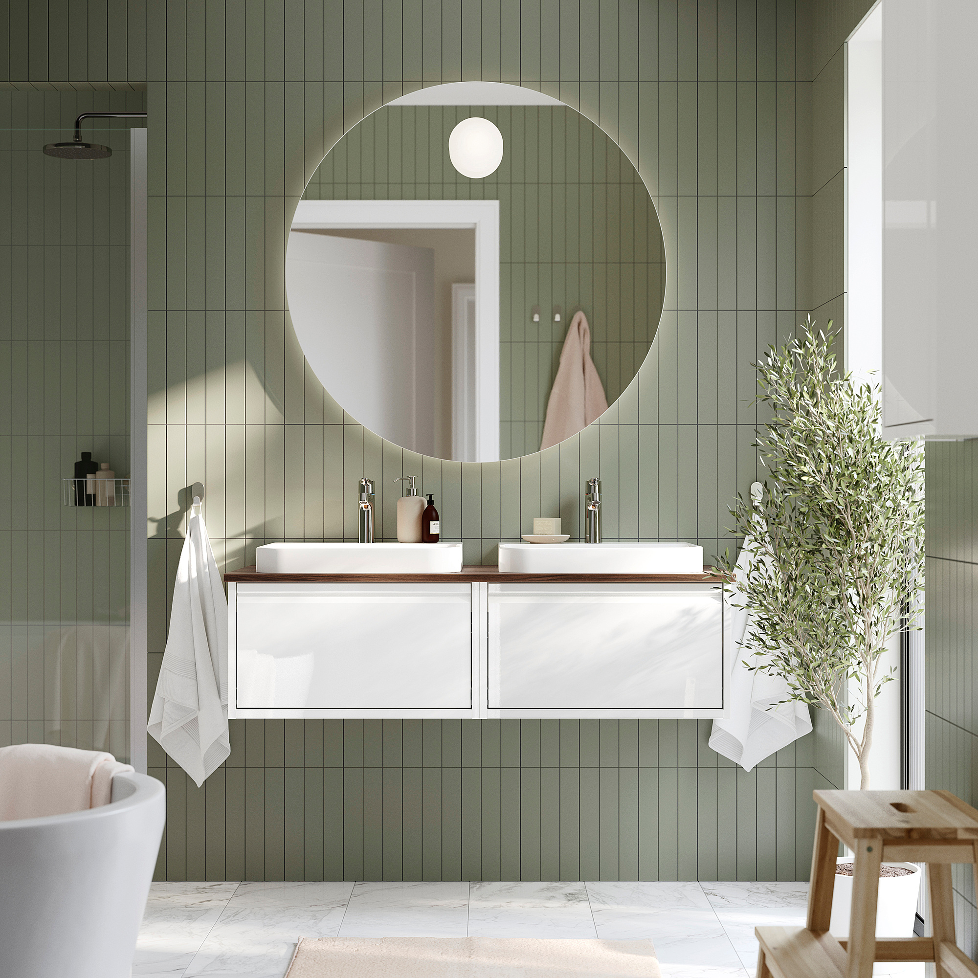 ÄNGSJÖN/BACKSJÖN wash-stand/wash-basins/taps