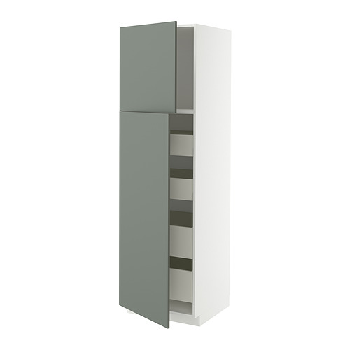 METOD/MAXIMERA hi cab w 2 doors/4 drawers