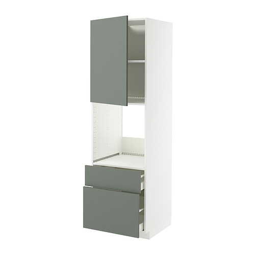 METOD/MAXIMERA, hár skápur f/ofn/hu/2frhl/1m/1h skú