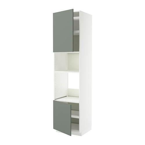 METOD hi cb f oven/micro w 2 drs/shelves