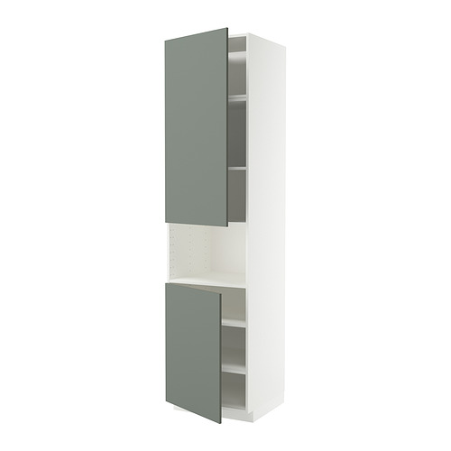 METOD high cab f micro w 2 doors/shelves